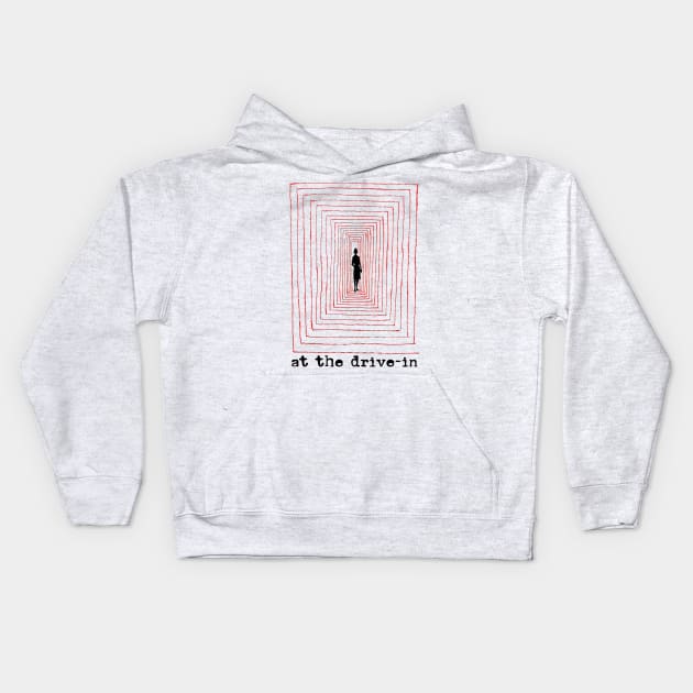 At The Drive-In …………… Fan Artwork Kids Hoodie by unknown_pleasures